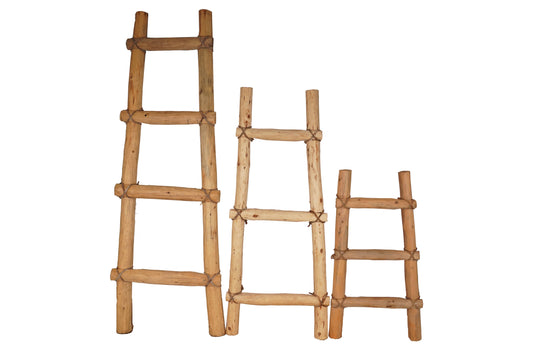 Blanket Wood Kiva Ladder-Farmhouse-Rustic-Handmade-3 Sizes: 2 Foot