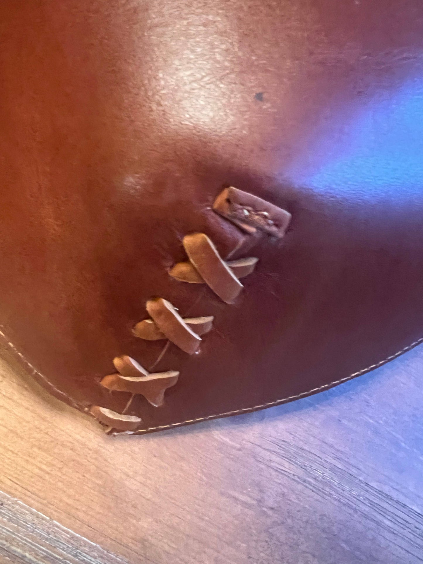 Cowhide Leather Bowl