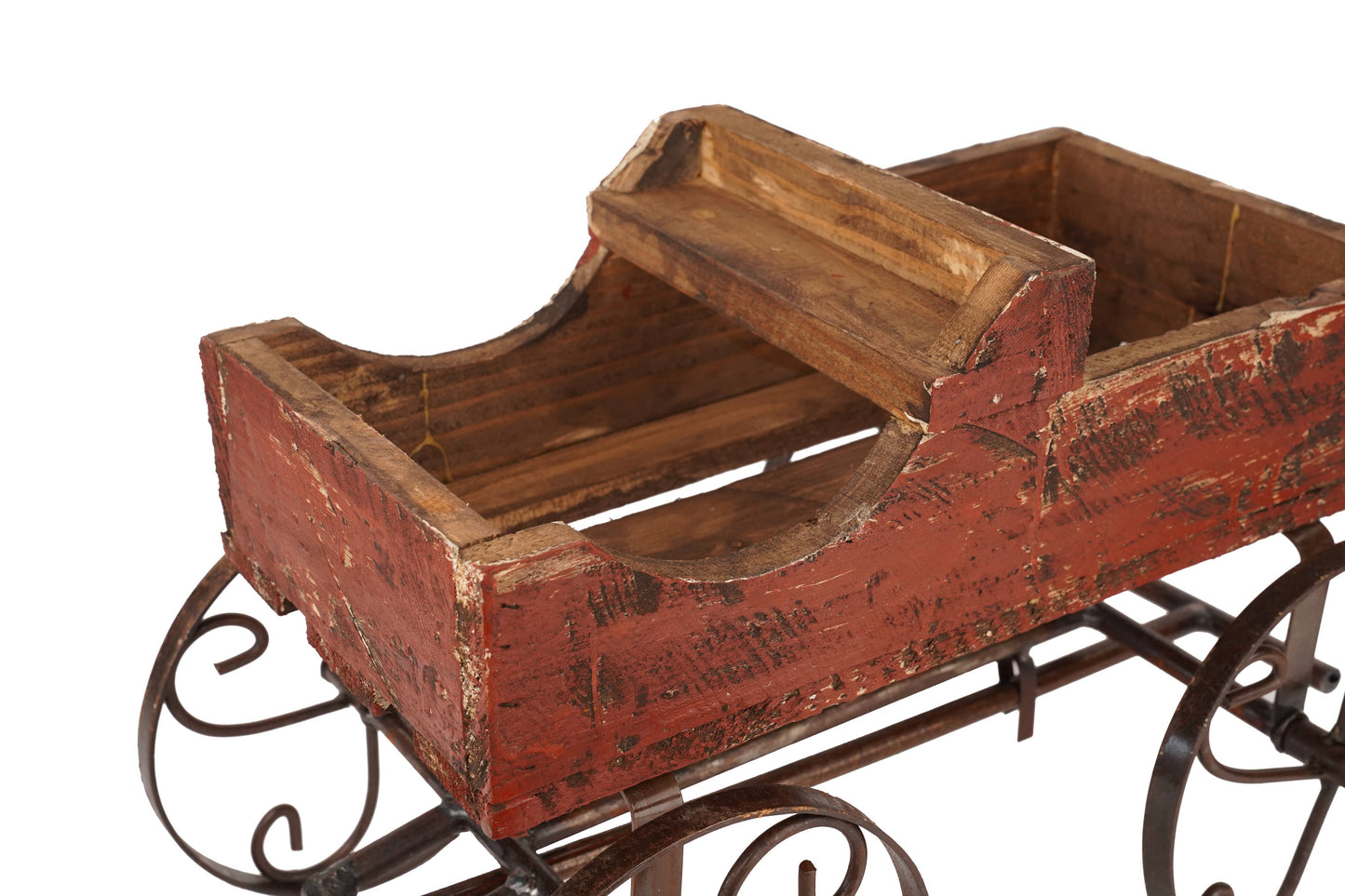 Rustic Wooden Wagon-Garden Planter-4 Colors-BIG Sale: White