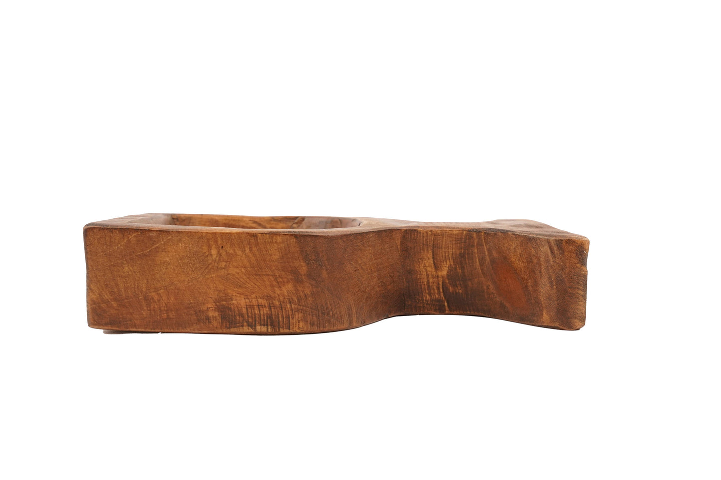 Wine Glass Dough Bowl-6 x 10 inches-Wood-Wine Glass-Waxed