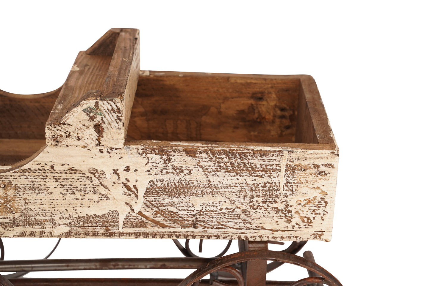 Rustic Wooden Wagon-Garden Planter-4 Colors-BIG Sale: White