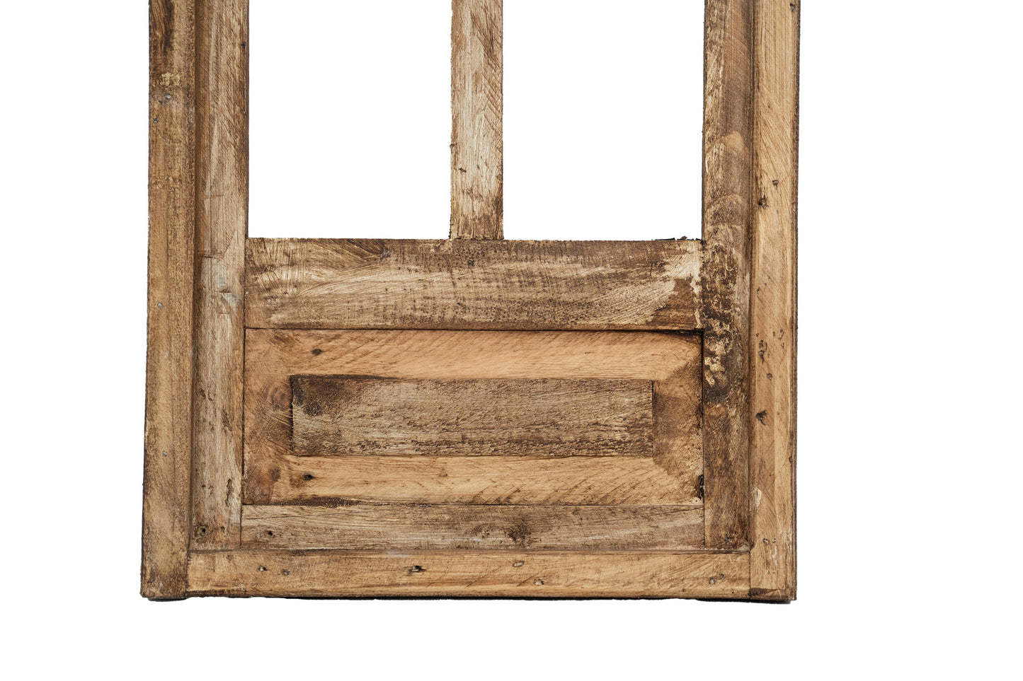 Holly Hills Architectural Windows-Set 3-Antiqued White-NEW