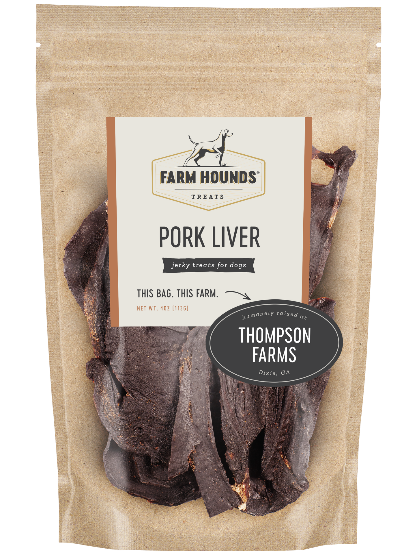 Pork Liver Treats - All-Natural - 4oz