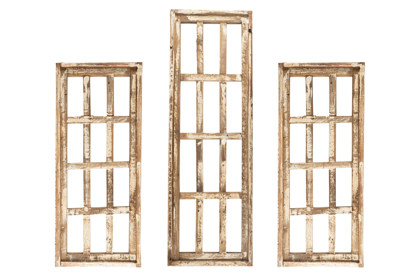 Shabby Hills Farmhouse Windows-Wood-Wall Decor-Set of 3