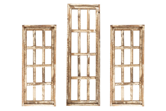 Shabby Hills Farmhouse Windows-Wood-Wall Decor-Set of 3