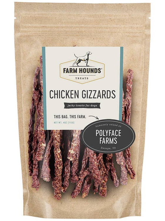 Chicken Gizzard Treats - All-Natural - 4oz: 4oz