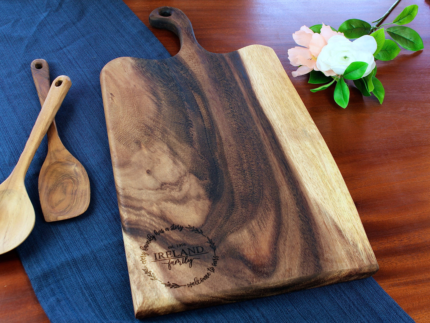 Extra Large Live Edge Board with Handle