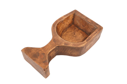 Wine Glass Dough Bowl-6 x 10 inches-Wood-Wine Glass-Waxed