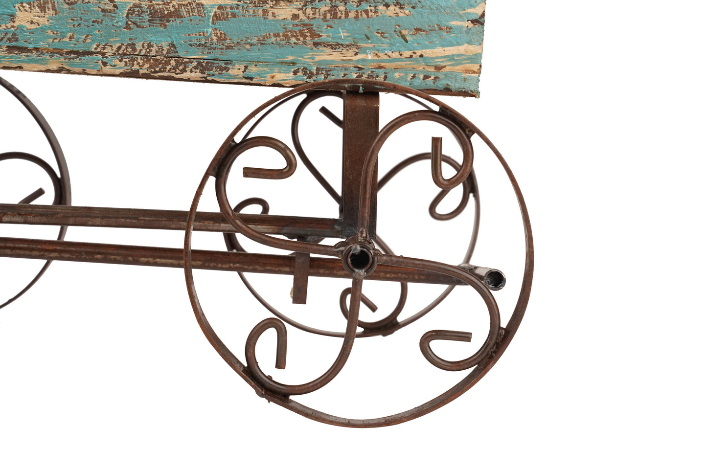 Rustic Wooden Wagon-Garden Planter-4 Colors-BIG Sale: White