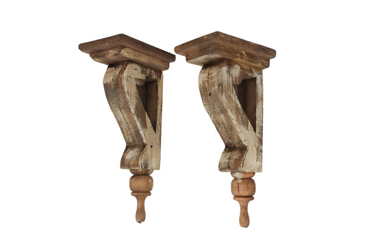 Romeo Farmhouse-Rustic-Corbel-Soft White-5Wx6Dx14H-Romeo