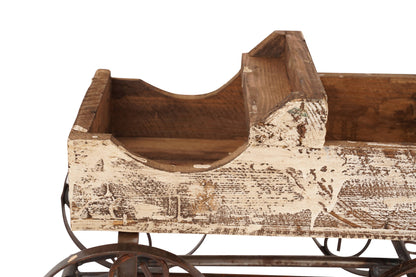 Rustic Wooden Wagon-Garden Planter-4 Colors-BIG Sale: Red