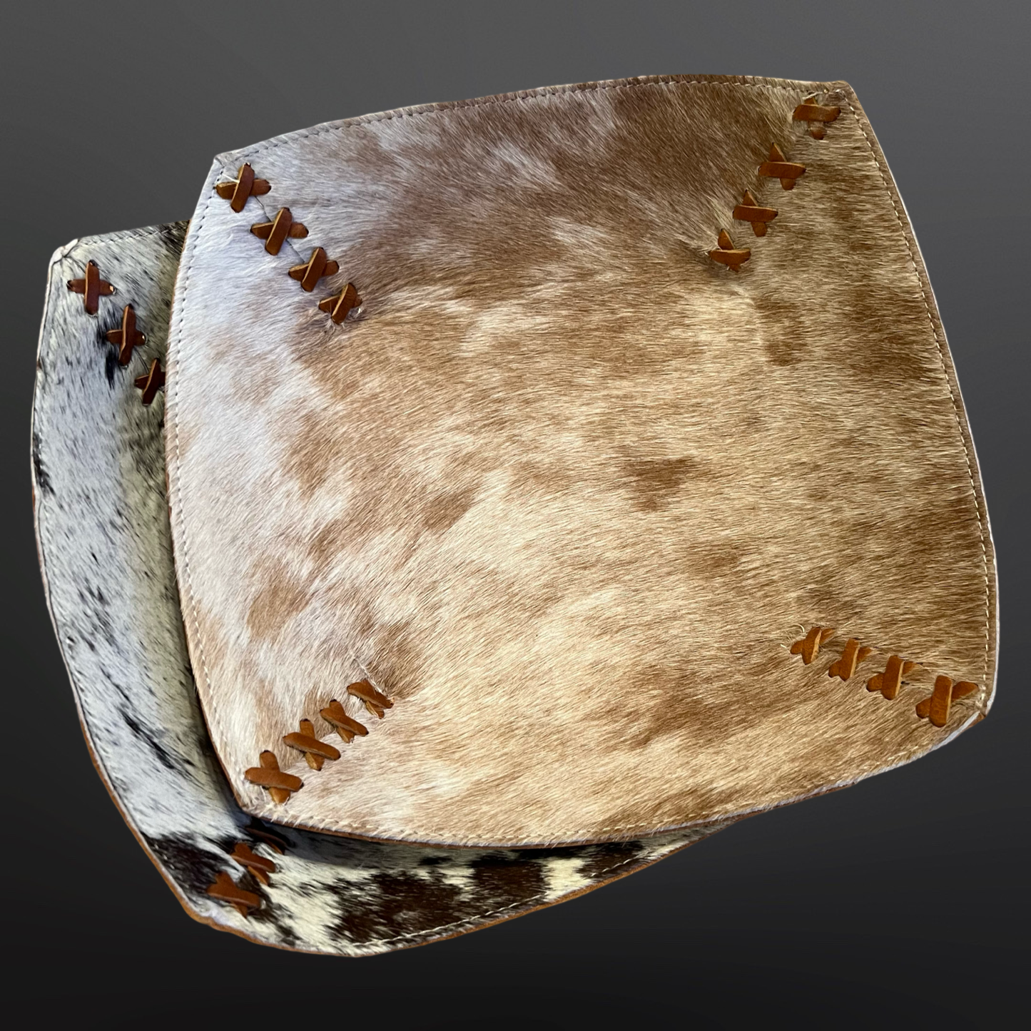 Cowhide Leather Bowl