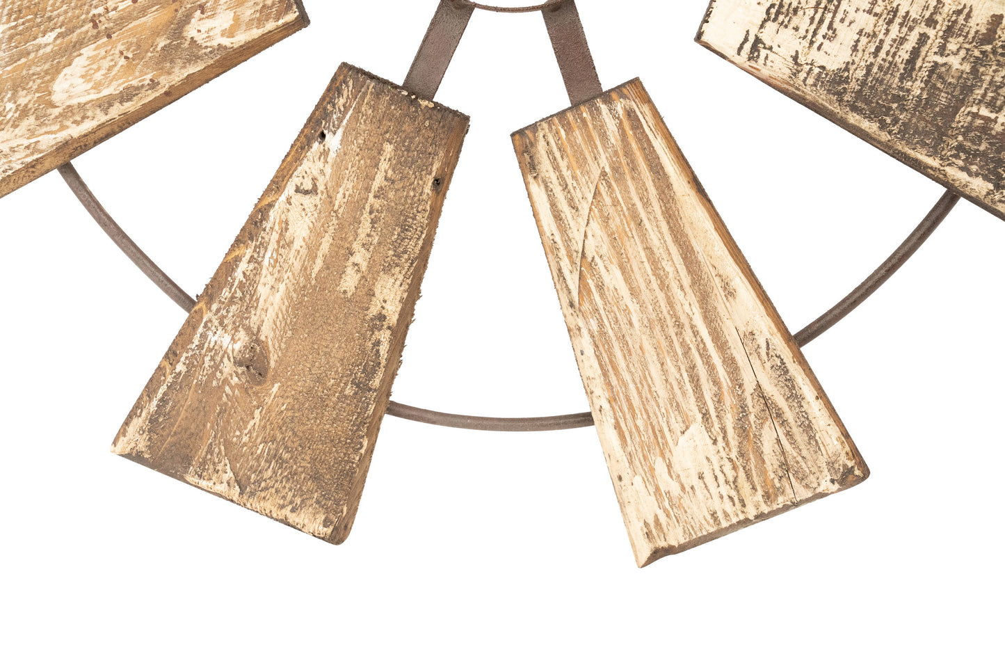 Rustic Decorative Windmill-Star-Home Wall Decor-19 inches: Antiqued White