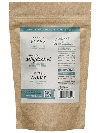 Duck Gizzard Treats - All-Natural - 4oz