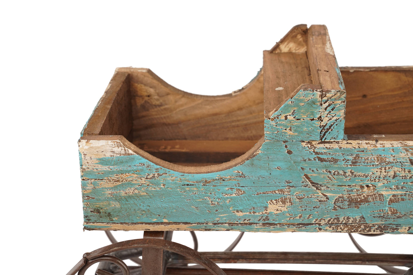 Rustic Wooden Wagon-Garden Planter-4 Colors-BIG Sale: White