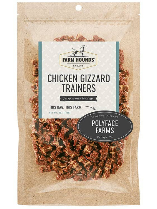 Chicken Gizzard Trainer Treats - All-Natural - 4oz