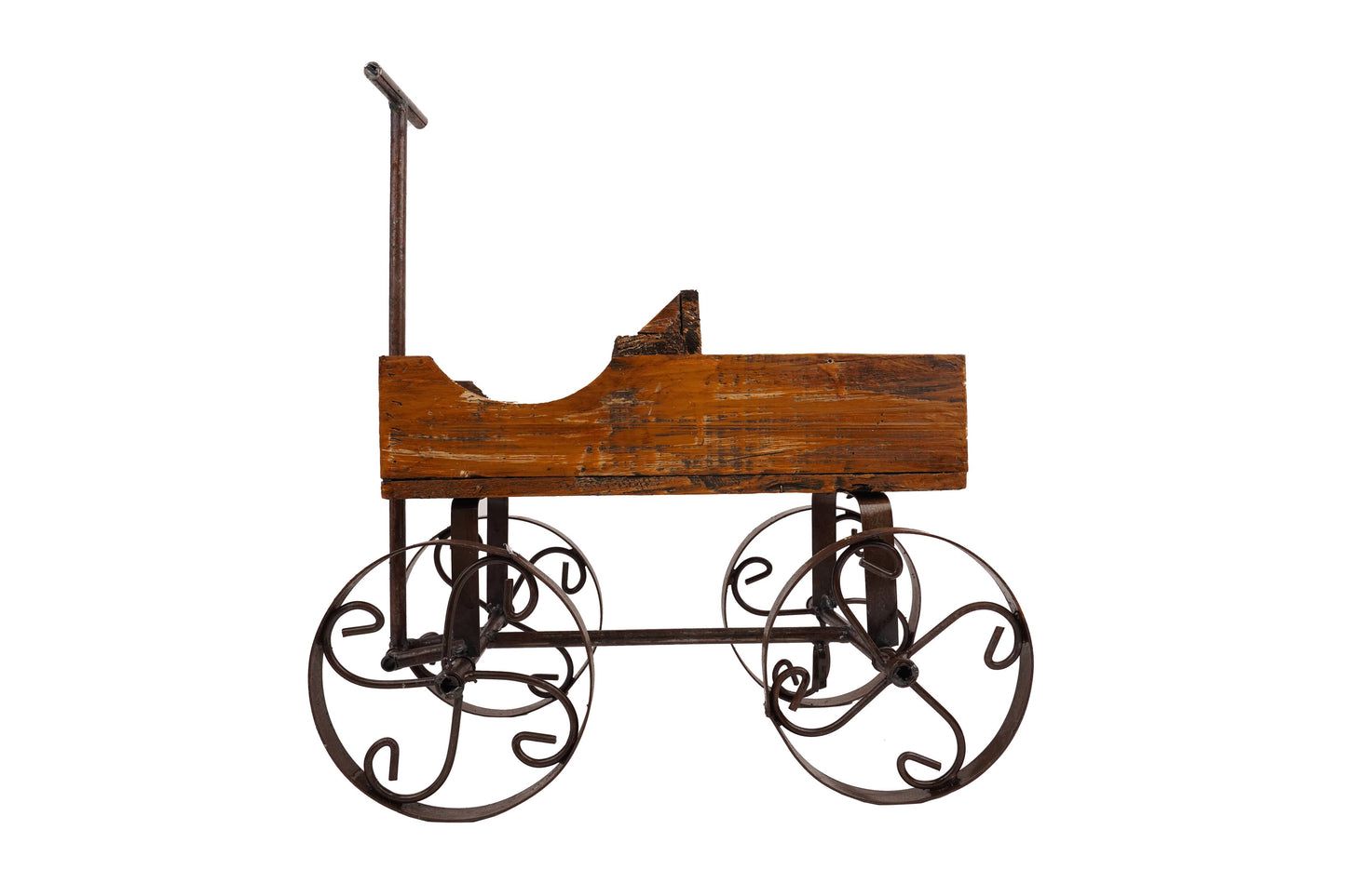 Rustic Wooden Wagon-Garden Planter-4 Colors-BIG Sale: White