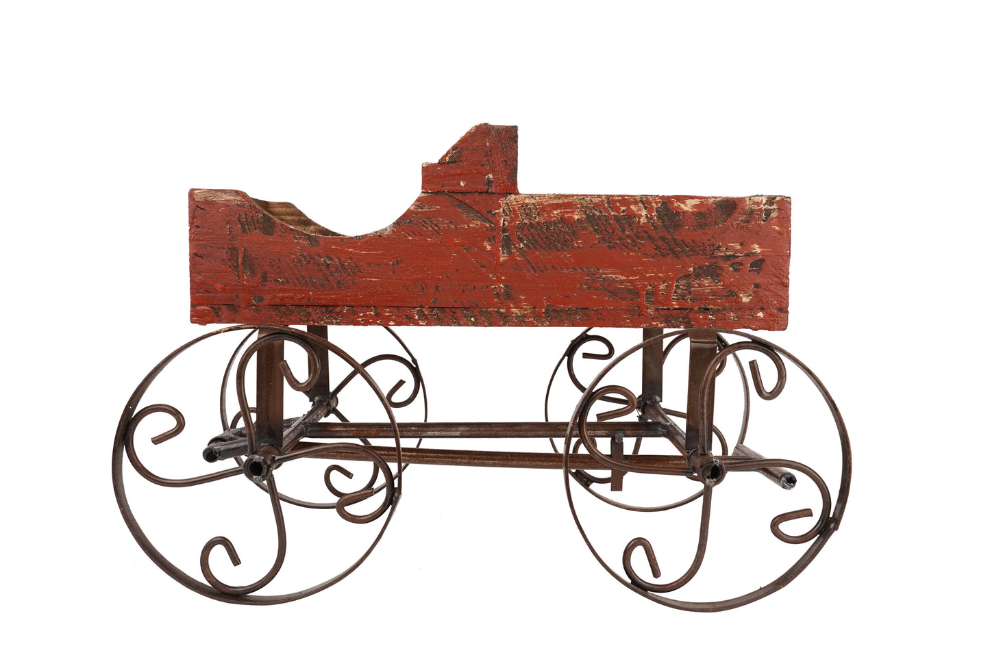 Rustic Wooden Wagon-Garden Planter-4 Colors-BIG Sale: White