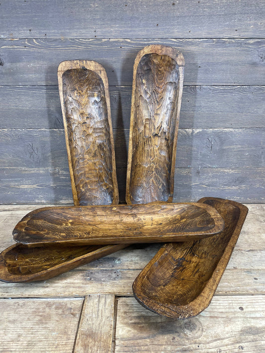 Kingman Baguette Dough Bowl-WH4P---5-6 x 19-20 in-Waxed