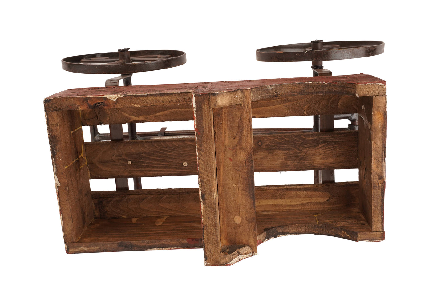 Rustic Wooden Wagon-Garden Planter-4 Colors-BIG Sale: White