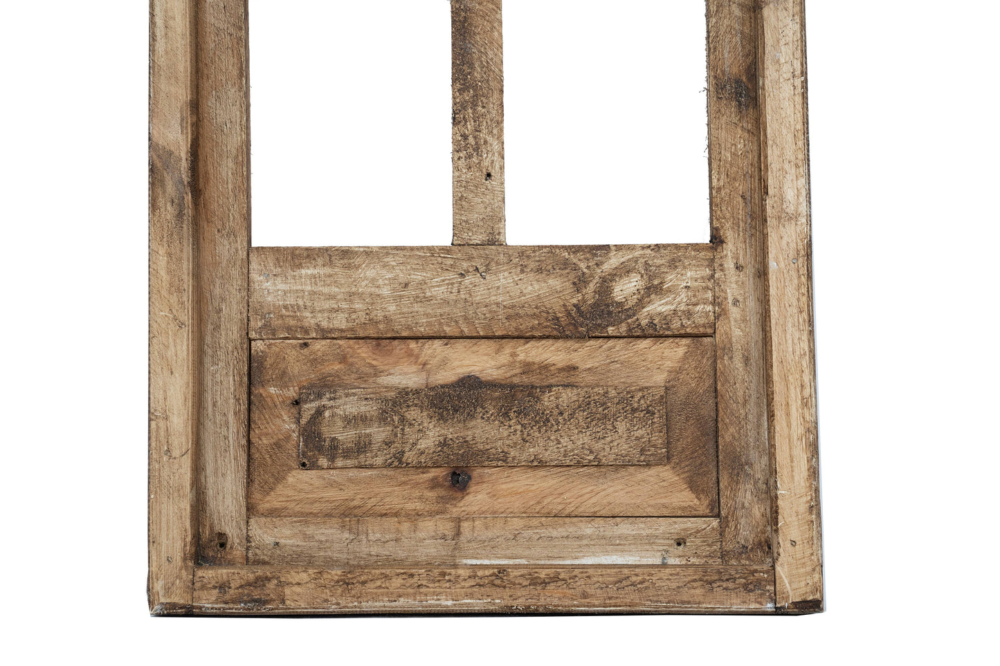Holly Hills Architectural Windows-Set 3-Antiqued White-NEW